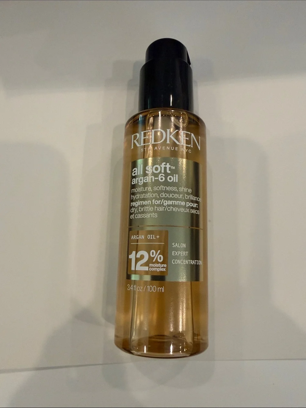 Redken All Soft Argan-6 Oil 3.4 oz new and sealed